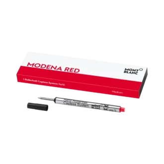 1 Rezerve pentru rollerball fără capac, roșu Modena – mediu
