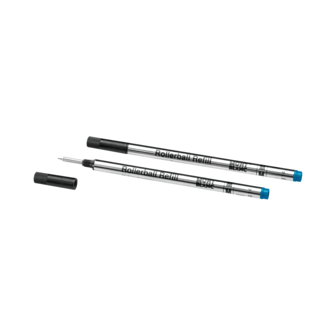 2 rezerve pentru rollerball, Barbados Blue – mediu 2 rezerve pentru rollerball, Barbados Blue – mediu
