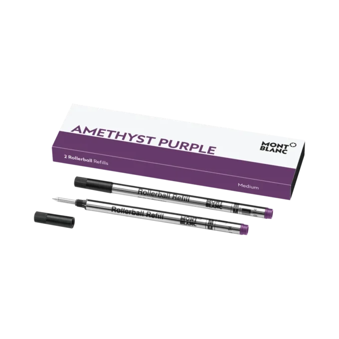 2 rezerve Rollerball, violet ametist – mediu 2 rezerve Rollerball, violet ametist – mediu