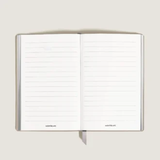 Caiet mare, piele Saffiano, bej noros – pagini liniate