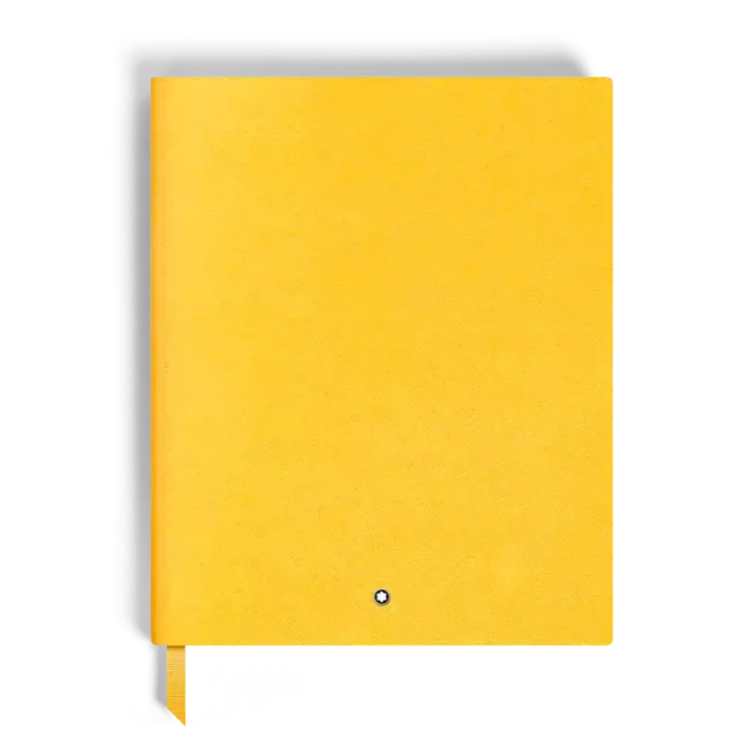 Caiet mare, piele Saffiano, galben Modena – pagini liniate Caiet mare, piele Saffiano, galben Modena – pagini liniate