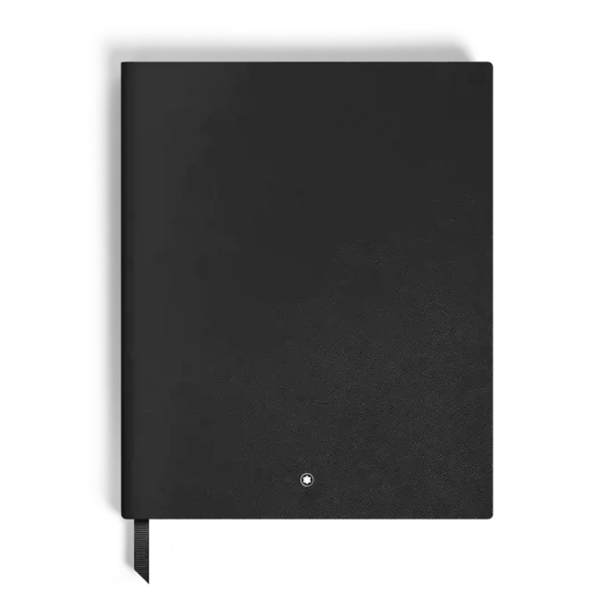 Caiet mare, piele Saffiano, negru – pagini goale Caiet mare, piele Saffiano, negru – pagini goale