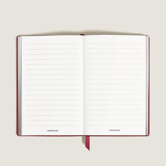 Caiet mare, piele Saffiano, roșu – Pagini liniate Caiet mare, piele Saffiano, roșu – Pagini liniate