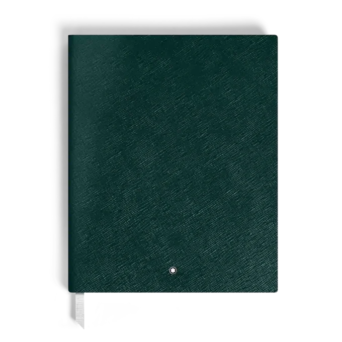 Caiet mare, piele Saffiano, verde britanic – pagini liniate Caiet mare, piele Saffiano, verde britanic – pagini liniate