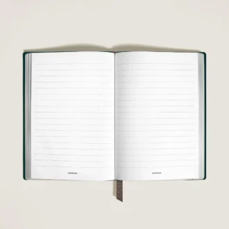 Caiet mediu din piele moale, pagini liniate