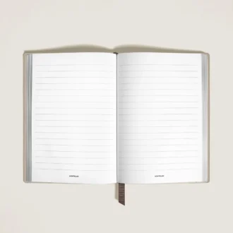 Caiet mediu din piele moale, pagini liniate