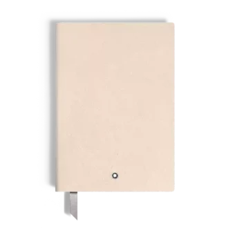 Caiet mediu, piele Saffiano, bej noros – pagini liniate