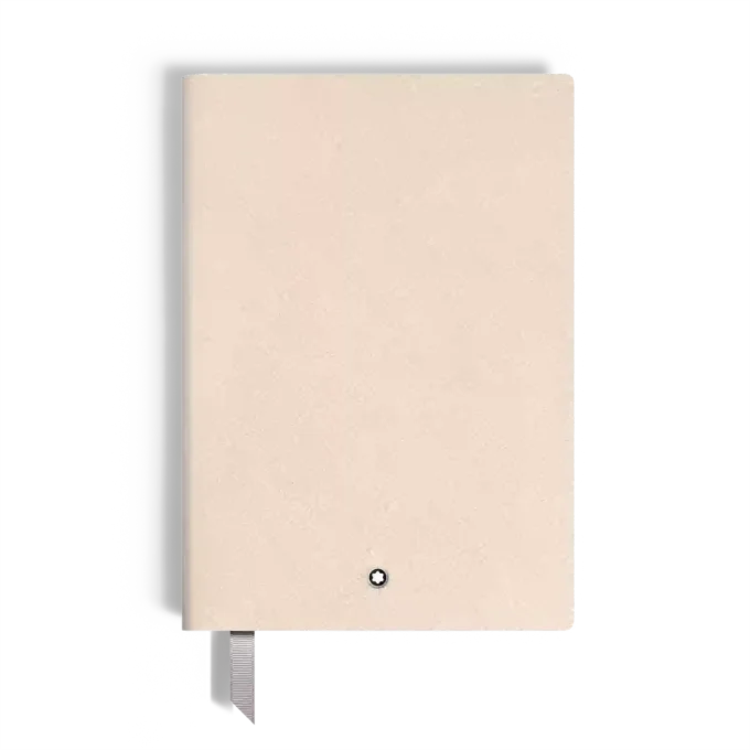 Caiet mediu, piele Saffiano, bej noros – pagini liniate Caiet mediu, piele Saffiano, bej noros – pagini liniate