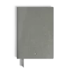 Caiet mediu, piele Saffiano, gri mediu – pagini liniate Caiet mediu, piele Saffiano, gri mediu – pagini liniate