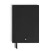 Caiet mediu, piele Saffiano, negru – pagini goale Caiet mediu, piele Saffiano, negru – pagini goale