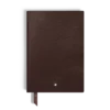 Caiet mediu, piele Saffiano, tabac – pagini liniate Caiet mediu, piele Saffiano, tabac – pagini liniate