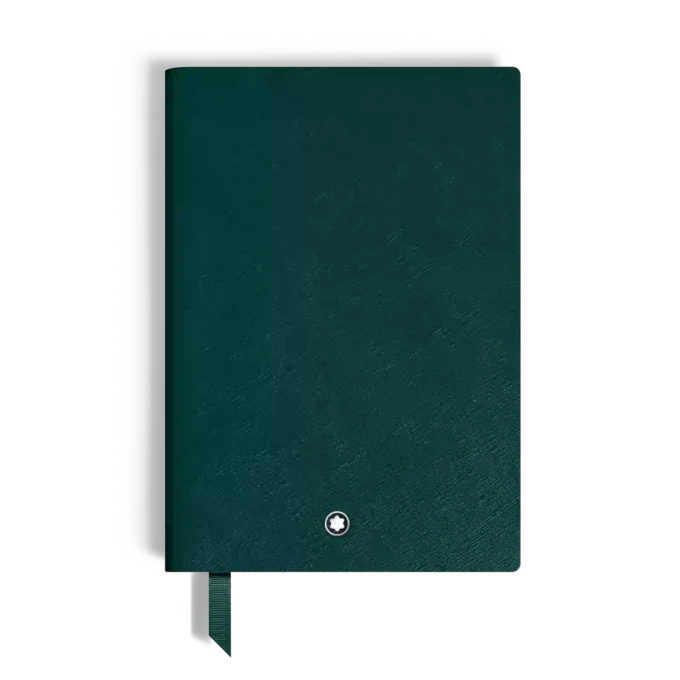 Caiet mediu, piele Saffiano, verde britanic – pagini liniate Caiet mediu, piele Saffiano, verde britanic – pagini liniate