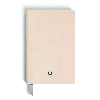 Caiet mic, piele Saffiano, bej noros – pagini liniate