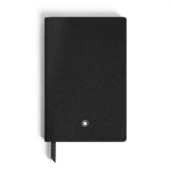Caiet mic, piele Saffiano, negru – pagini goale