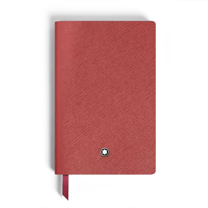 Caiet mic, piele Saffiano, roșu – pagini goale Caiet mic, piele Saffiano, roșu – pagini goale