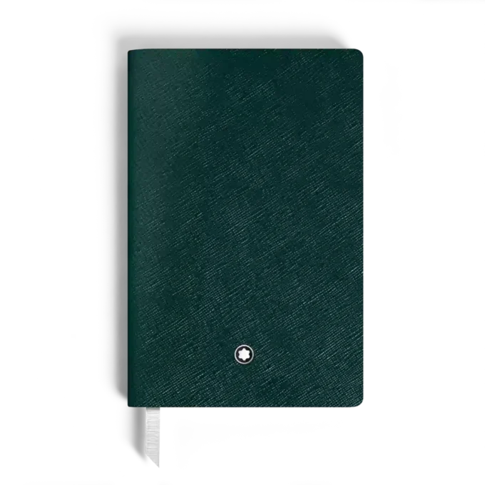 Caiet mic, piele Saffiano, verde britanic – pagini liniate Caiet mic, piele Saffiano, verde britanic – pagini liniate