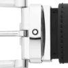 Catarama în formă de potcoavă negru/maro Curea reversibilă din piele de 35 mm Catarama în formă de potcoavă negru/maro Curea reversibilă din piele de 35 mm