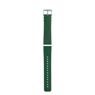 Curea din cauciuc verde cu logo