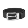 Curea din piele neagră de 35 mm Curea din piele neagră de 35 mm