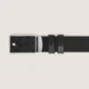 Curea reversibilă cu placă marchetată de 35 mm din piele extremă Curea reversibilă cu placă marchetată de 35 mm din piele extremă
