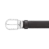 Curea reversibilă din piele cu cataramă în formă de potcoavă, negru/maro, 30 mm Curea reversibilă din piele cu cataramă în formă de potcoavă, negru/maro, 30 mm