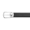 Curea reversibilă din piele cu cataramă în formă de potcoavă, negru/maro, 30 mm Curea reversibilă din piele cu cataramă în formă de potcoavă, negru/maro, 30 mm