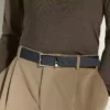 Curea reversibilă din piele neagră/albastră de 35 mm Curea reversibilă din piele neagră/albastră de 35 mm