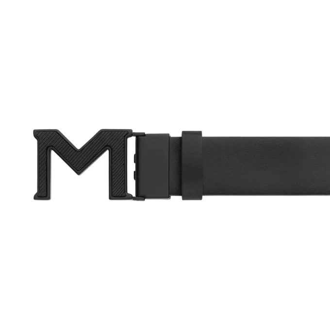 Curea reversibilă din piele cu cataramă M Extreme 3.0 albastră/neagră simplă 35 mm Curea reversibilă din piele cu cataramă M Extreme 3.0 albastră/neagră simplă 35 mm
