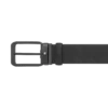 Curea reversibilă din piele neagră de 35 mm