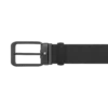 Curea reversibilă din piele neagră de 35 mm