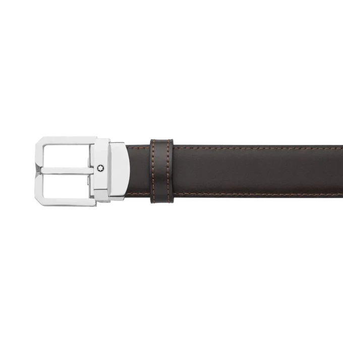 Curea reversibilă din piele neagră/maro de 30 mm Curea reversibilă din piele neagră/maro de 30 mm