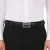 Curea reversibilă din piele negru/maro de 30 mm Curea reversibilă din piele negru/maro de 30 mm