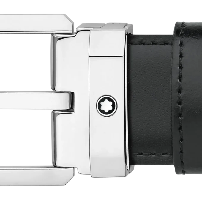 Curea reversibilă din piele negru/maro de 30 mm Curea reversibilă din piele negru/maro de 30 mm