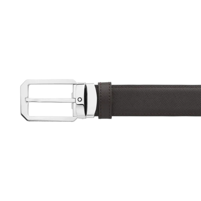Curea reversibilă din piele negru/maro de 30 mm Curea reversibilă din piele negru/maro de 30 mm