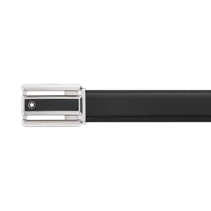 Curea reversibilă din piele negru/maro de 30 mm Curea reversibilă din piele negru/maro de 30 mm