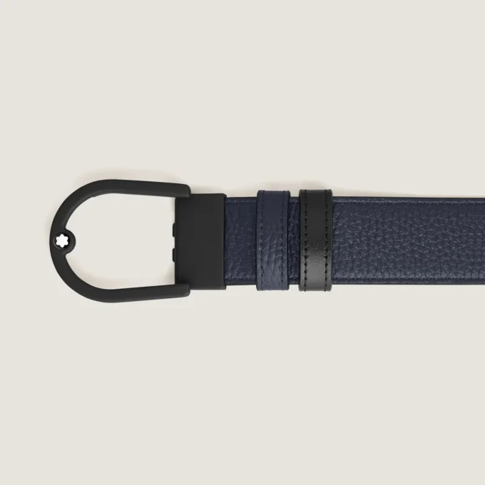 Curea reversibilă Horseshoe 35 mm din piele granulată Curea reversibilă Horseshoe 35 mm din piele granulată