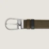 Curea reversibilă Horseshoe 35 mm din piele granulată Curea reversibilă Horseshoe 35 mm din piele granulată