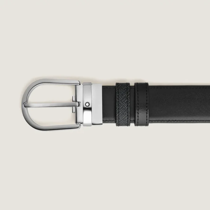 Curea reversibilă Horseshoe 35 mm din piele Sartorial Curea reversibilă Horseshoe 35 mm din piele Sartorial