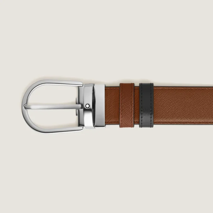 Curea reversibilă Horseshoe 35 mm din piele Sartorial Curea reversibilă Horseshoe 35 mm din piele Sartorial