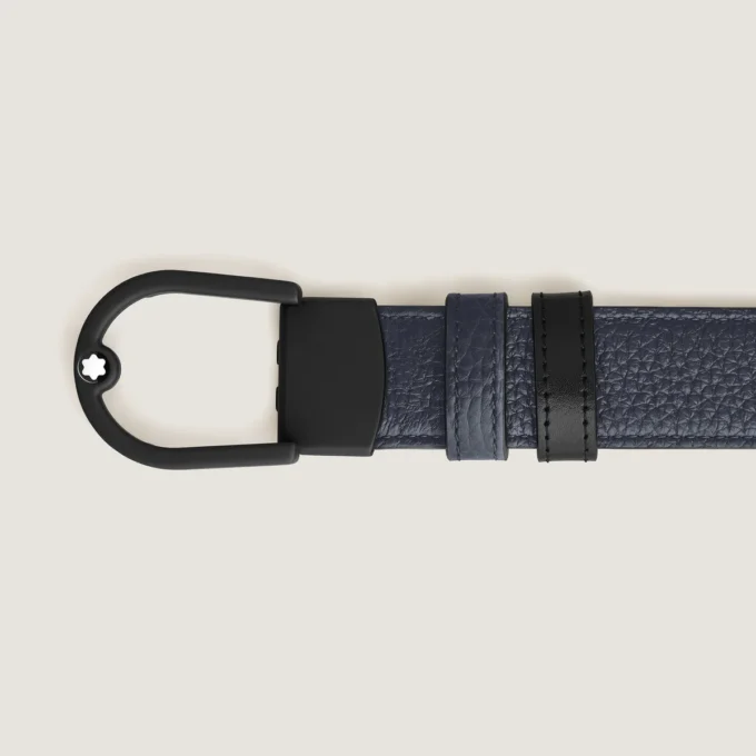 Curea reversibilă Horseshoe de 30 mm din piele granulată Curea reversibilă Horseshoe de 30 mm din piele granulată