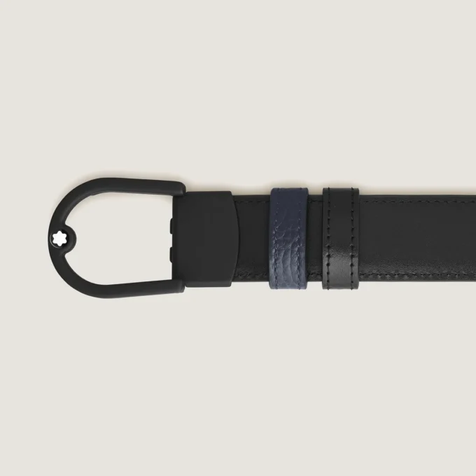 Curea reversibilă Horseshoe de 30 mm din piele granulată Curea reversibilă Horseshoe de 30 mm din piele granulată