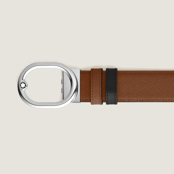 Curea reversibilă L’Ovale 35 mm din piele Sartorial Curea reversibilă L’Ovale 35 mm din piele Sartorial