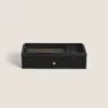 Cutie pentru stilouri, piele cu imprimeu croco, negru Cutie pentru stilouri, piele cu imprimeu croco, negru