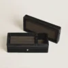 Cutie pentru stilouri, piele cu imprimeu croco, negru Cutie pentru stilouri, piele cu imprimeu croco, negru