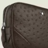 Mini geantă crossbody imprimată cu struț Mini geantă crossbody imprimată cu struț