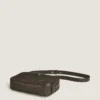 Mini geantă crossbody imprimată cu struț Mini geantă crossbody imprimată cu struț
