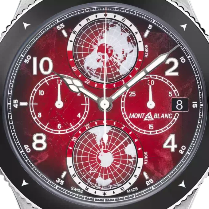 Montblanc 1858 Geosphere Chronograph 0 Oxygen Limited Edition – 290 de bucăți Montblanc 1858 Geosphere Chronograph 0 Oxygen Limited Edition – 290 de bucăți