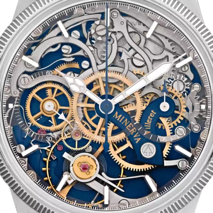 Montblanc 1858 The Unveiled Minerva Chronograph Limited Edition – 100 de bucăți Montblanc 1858 The Unveiled Minerva Chronograph Limited Edition – 100 de bucăți