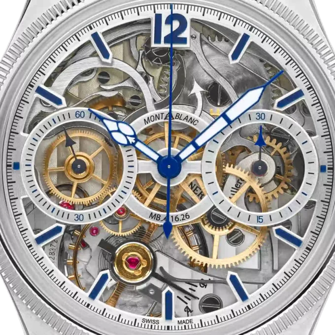 Montblanc 1858 The Unveiled Secret Minerva Monopusher Chronograph Limited Edition – 58 de bucăți Montblanc 1858 The Unveiled Secret Minerva Monopusher Chronograph Limited Edition – 58 de bucăți