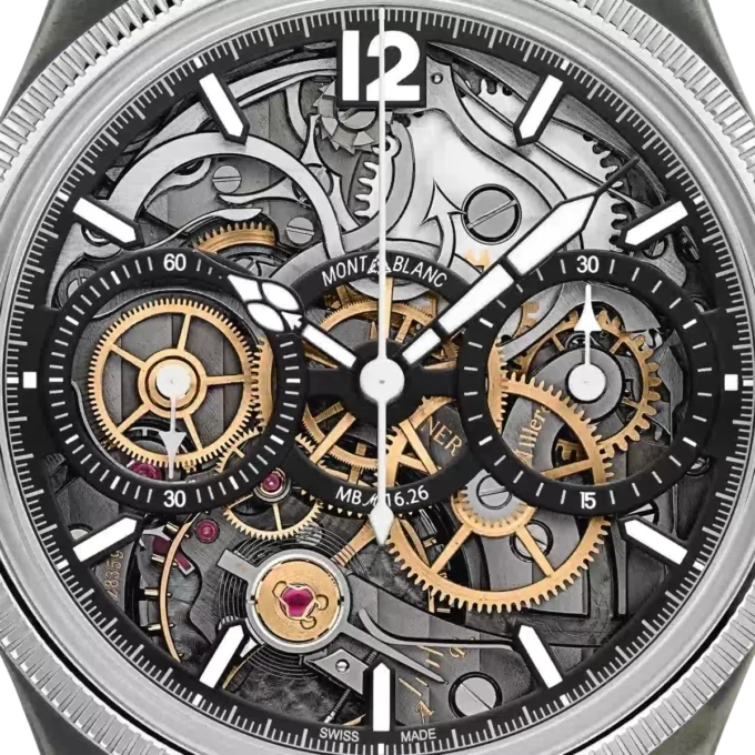 Montblanc 1858 The Unveiled Secret Minerva Monopusher Chronograph Limited Edition – 88 de bucăți Montblanc 1858 The Unveiled Secret Minerva Monopusher Chronograph Limited Edition – 88 de bucăți